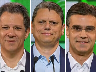 IPEC SP: Haddad tem 41%, Tarcísio 31% e Rodrigo, 22% dos votos válidos