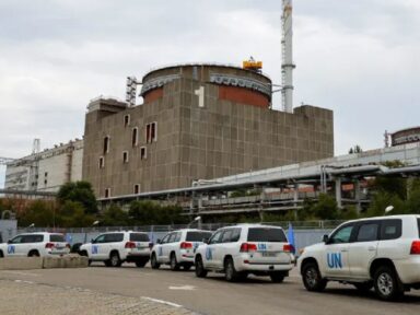 Após bombardeio ucraniano, missão da AIEA chega à usina nuclear de Zaporozhia