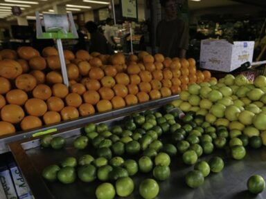 Preço das frutas nas refeições sobe até 29,6%