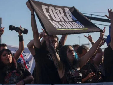 Rock in Rio é marcado por protestos contra Bolsonaro