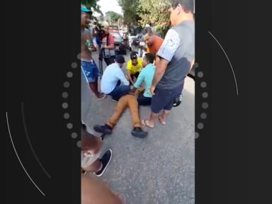 Cúmplices de Roberto Jefferson agridem com soco cinegrafista da TV Globo
