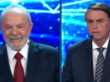 Lula e Bolsonaro fazem o primeiro debate do segundo turno. ASSISTAM