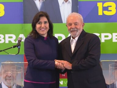“Lula tem não só o meu voto, mas meu total empenho”, afirma Simone
