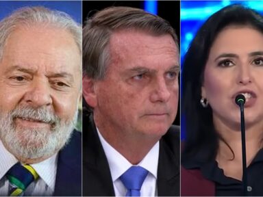 Datafolha: Lula tem 14 pontos de vantagem e lidera com 50% dos votos válidos;  Bolsonaro, 36%; Simone, 6%