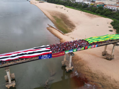 Nordeste Unido: Maranhão e Piauí lotam a Ponte Amizade pela eleição de Lula