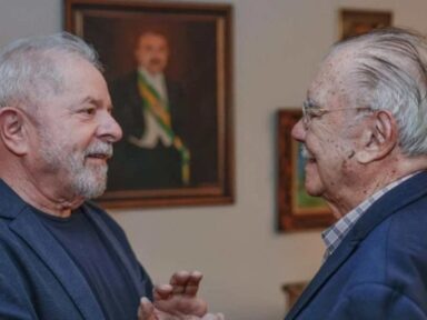 Sarney apoia Lula: “formar nova união pela democracia. É a esperança que nos convoca”