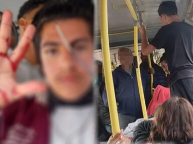 Criminosos bolsonaristas invadem ônibus escolar e agridem estudantes em Jundiaí