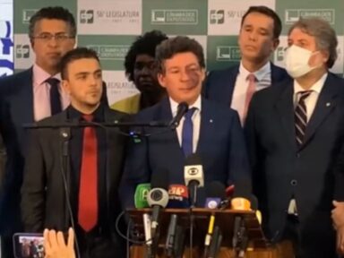 PT, PSB, PCdoB e PV anunciam apoio à recondução de Lira na Câmara