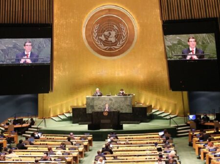 185 países condenam o bloqueio dos EUA a Cuba na Assembleia Geral da ONU