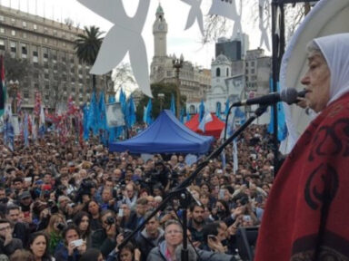 Hebe de Bonafini, líder das Mães da Praça de Maio, heroína da Argentina