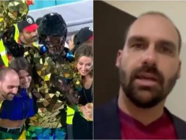 Flagrado, Dudu Bananinha inventa missão com pendrives em jogo no Catar