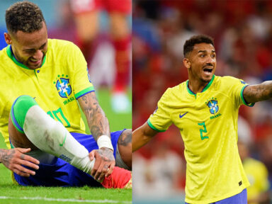 Lesões nos tornozelos afastam Neymar e Danilo da primeira fase da Copa