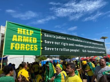Fracassa o “ato colossal” dos bolsonaristas em favor do golpe de Estado em Brasília