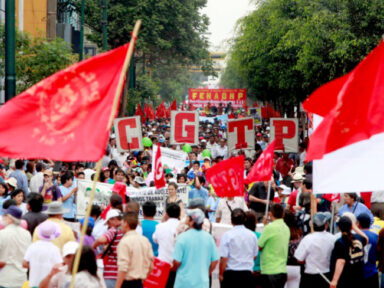 Movimento sindical/popular peruano convoca marcha contra golpe a presidente Castillo
