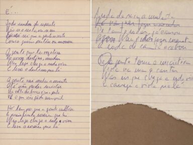 Advogado de Chico Buarque apresentará manuscrito de ‘Roda Vida’ em ação contra Eduardo Bolsonaro
