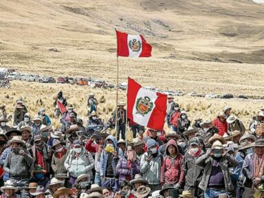 Entidades e partidos peruanos chamam marcha nacional contra repressão, por soberania e eleições em 2023