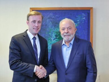 Lula recebe Jake Sullivan e reafirma disposição de fortalecer Mercosul