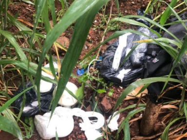 Após denúncia anônima, polícia desarma 40 kg de explosivos em área de mata no DF