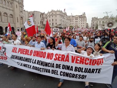 Governo peruano persegue “como nos tempos da ditadura de Fujimori”, denuncia CGTP