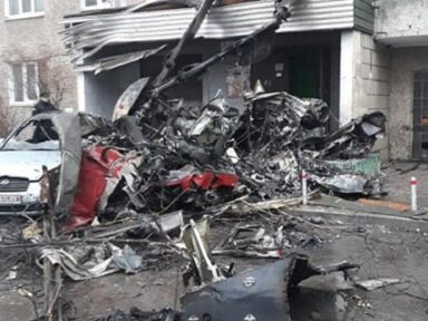 Queda de helicóptero mata ministro do Interior que chefiava forças de Kiev