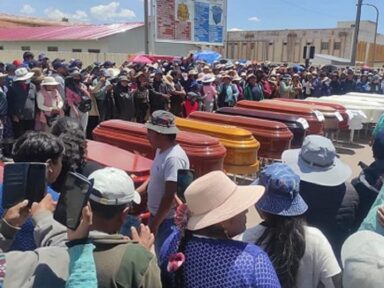 Repressão peruana assassina 19 manifestantes  em um único dia