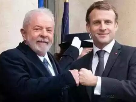 Lula rejeita pressão pela Ucrânia e diz a Macron que “essa não é a guerra do Brasil”