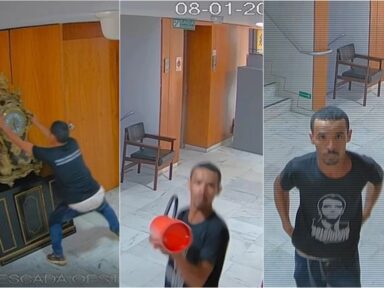 PF identifica golpista que danificou relógio histórico e raro no Palácio do Planalto