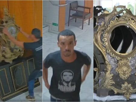 Preso terrorista que destruiu relógio raro no Palácio do Planalto  