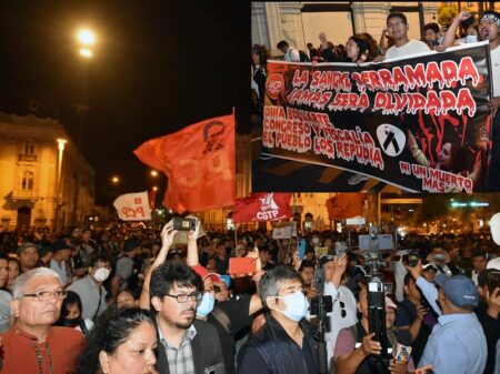 Governadores peruanos exigem saída da presidente Dina: “Renúncia já!”