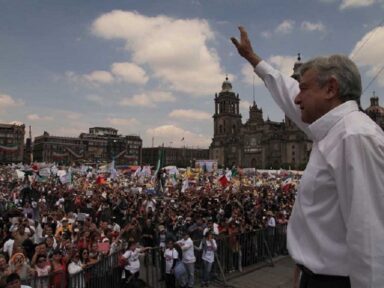 Obrador promove aumento do salário mínimo e a nacionalização do lítio mexicano