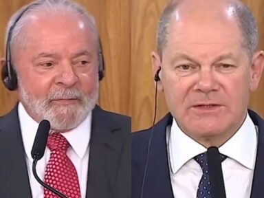 Olaf Scholz se submeteu aos EUA, afundou a Alemanha e agora tenta puxar Lula para a guerra