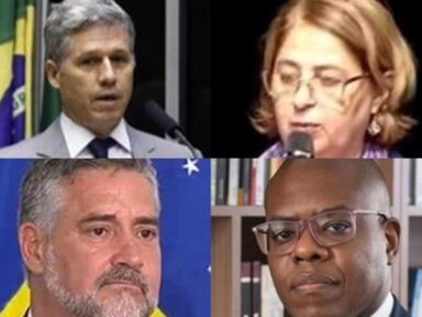Teixeira, Silvio Almeida, Pimenta e Cida Gonçalves tomaram posse nesta terça