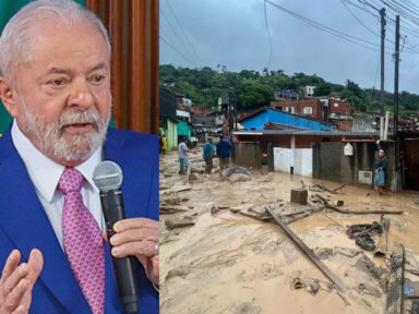 Lula interrompe recesso para visitar nesta segunda regiões de SP atingidas pelas chuvas