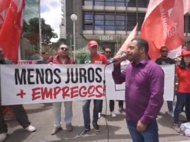 Atos em 9 Estados e no DF dão início à mobilização contra os juros extorsivos do BC