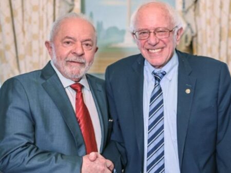 Lula e Bernie Sanders se encontram nos EUA e condenam o fascismo