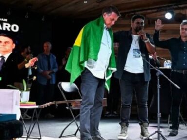 Revista Time diz que Bolsonaro é “um espetáculo bizarro” nos EUA com “cenas surreais na Flórida”