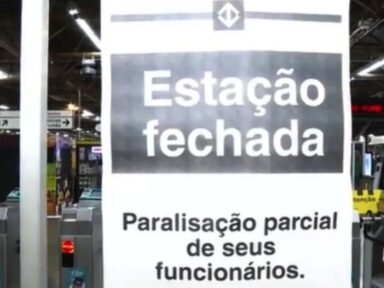 Metroviários de SP paralisam 4 linhas por direitos e contra terceirizações