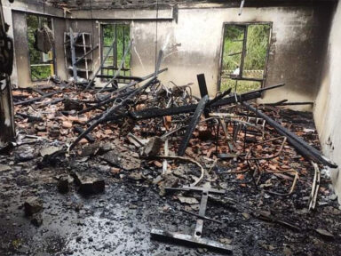 Polícia diz haver indícios de que incêndio que destruiu museu do acervo de Lamarca foi provocado
