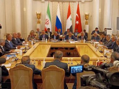 Chanceleres da Rússia, Turquia e Irã tratam com Síria formas de apoio à integridade do país árabe
