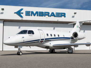 Embraer anuncia venda de 250 jatos Praetor 500 para a empresa de táxi aéreo NetJets