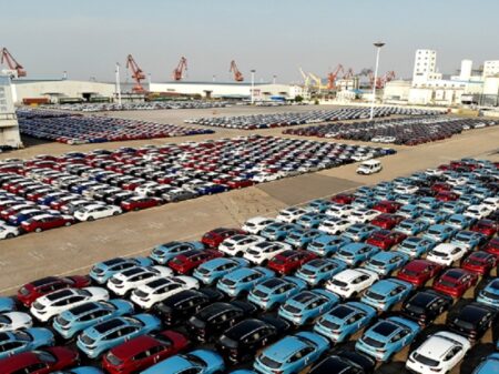 China atinge a condição de maior exportador de carros do mundo