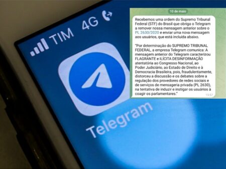 Enquadrado pelo STF, Telegram recua e publica nota sobre sua “flagrante e ilícita desinformação”