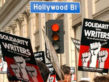 Roteiristas de Hollywood entram em greve por reposição salarial
