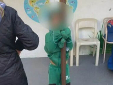 Justiça determina prisão de donos da escola em que criança foi amarrada por fazer xixi nas calças