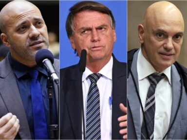 Moraes manda que Bolsonaro, Silveira e Do Val prestem depoimento à PF sobre golpe