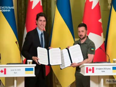 Canadá queima enquanto Trudeau leva a Kiev 500 milhões para atiçar a guerra