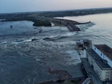 Ataque terrorista de Kiev atinge hidrelétrica e inunda cidades sob controle russo