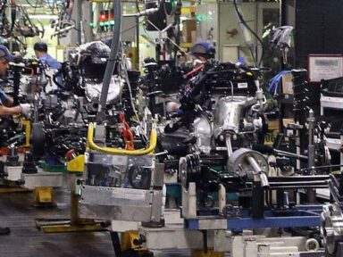Faturamento da indústria de autopeças cai 18,8%