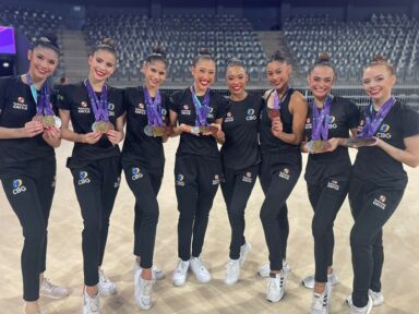 Brasil conquista o ouro e mais três medalhas na Copa do Mundo de ginástica rítmica