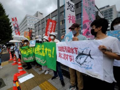 Anúncio do despejo de água de Fukushima por Tóquio é repelido no Japão e internacionalmente